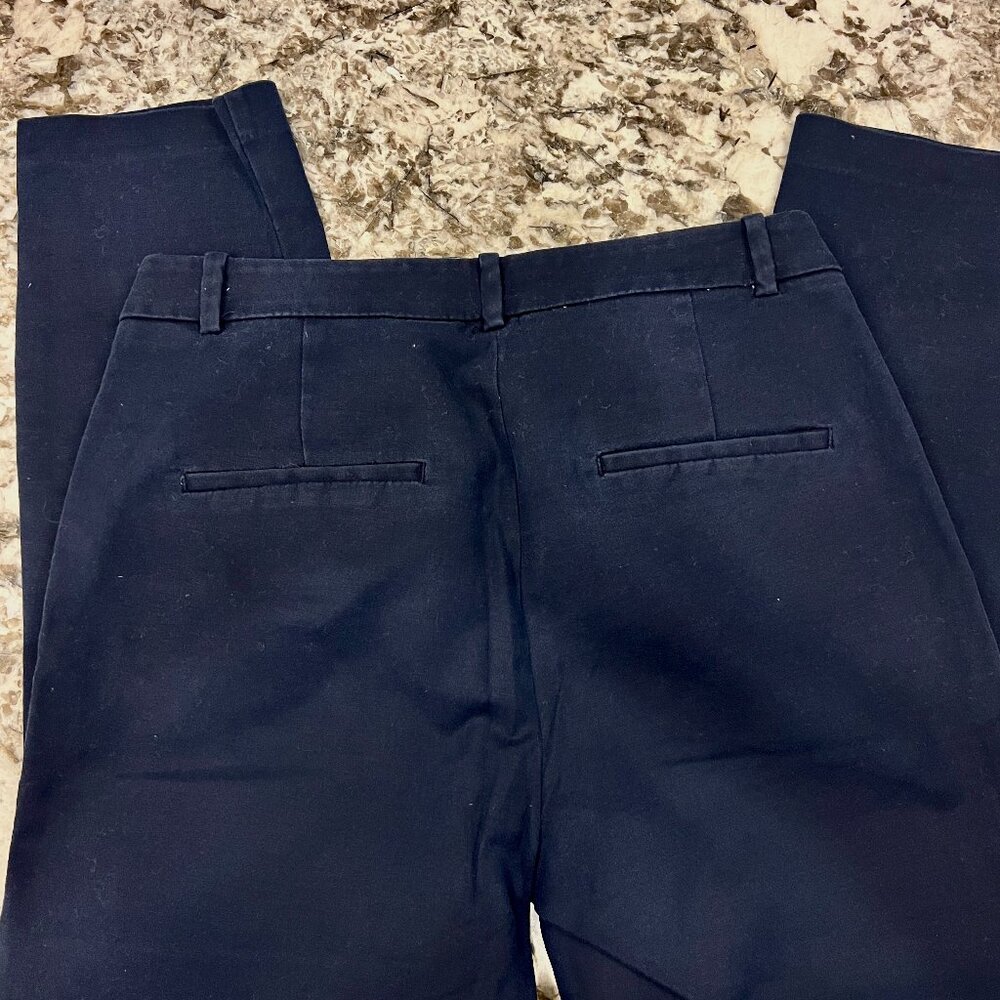Zara Stretch Navy Pants *sz 6*